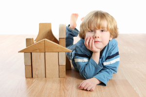 Boy With Blocks